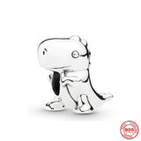 925 Silver Hedgehog Koala Pig Duck Squirrel Charm Bead Bracelet DIY