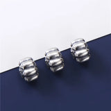 925 Silver High Hole Loose Beads Kitty Foot Charm Spacer DIY Jewelry