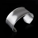 925 Silver Lady Bangle Bracelet Charm Cuff Jewelry