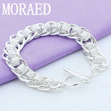 925 Silver High Lady Bracelet Circle Charm Bracelet Jewelry Wedding Gift