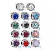 925 Silver High Logo Bracelet Radiant Hearts Charm Beads