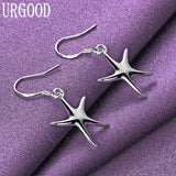 925 Sterling Silver Starfish Shape Set For Women