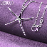 925 Sterling Silver Starfish Shape Set For Women