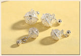 925 Sterling Silver Hollow Bells Charms Silver Necklace Pendants Accessories