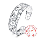 925 Silver Branch Bracelet for Women, High Lady Gift