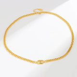 925 Silver Hollow Choker Necklace Women Fine Jewelry Wedding Gift