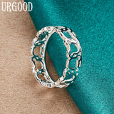 925 Silver Bear Ring for Party Engagement Wedding