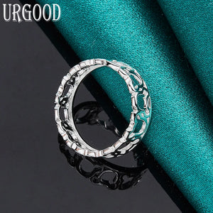 925 Silver Bear Ring for Party Engagement Wedding