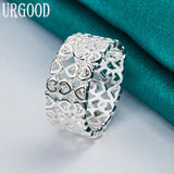 925 Silver Heart Ring Romantic Jewelry