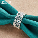 925 Silver Heart Ring Romantic Jewelry