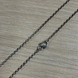 925 Sterling Silver Heart Garnet Purse Pendant Necklace