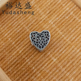 925 Silver Mesh Charm Beaded Vintage Jewelry