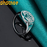 925 Sterling Silver Tree of Life Ring for Engagement Wedding