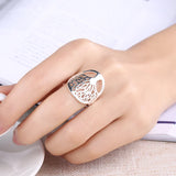 925 Silver Tree Of Life Ring Romantic Jewelry Gift