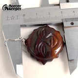 925 Silver Hooks Iron Tiger Eye Gemstone Vintage Dangle Earrings