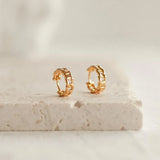 925 Sterling Silver Hoop Earrings French Daily Jewelry