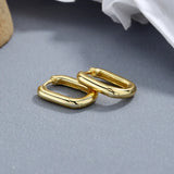 925 Sterling Silver Hoop Earrings Minimalist Girl Party Gift Jewelry