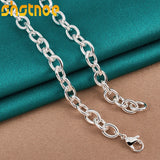 925 Silver Roman Numeral Pendant Necklace 18-Inch Chain for Party Engagement