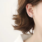 925 Silver Hot Butterfly zircon Earrings Sexy Jewelry Gift