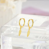 925 Silver Feather Earrings, Sexy Jewelry Gift