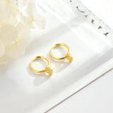 925 Sterling Silver Hot Heart Earrings Sexy Jewelry Gift