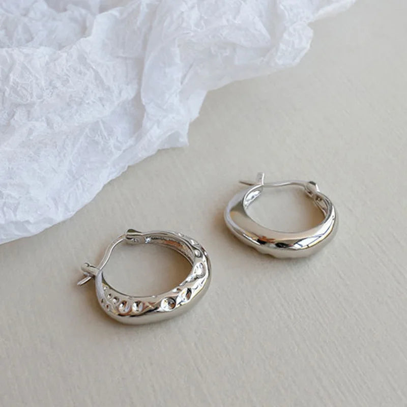 925 Silver Irregular Earrings Sexy Hot Jewelry Gift