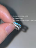 925 Silver Zircon Hoop Earrings Sexy Semale Jewelry Gift
