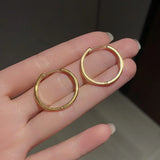 925 Silver Hoop Earrings Circle Hot Semale Sexy Jewelry
