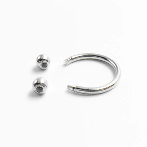 925 Silver Body Piercing Jewelry Eyebrow Nail lip Stud Nose Stud Navel Ring