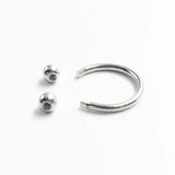 925 Silver Body Piercing Jewelry Eyebrow Nail lip Stud Nose Stud Navel Ring