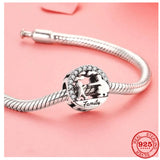 925 Silver Infinity Love Family Coffee DIY Charm Bead Pendant Bracelet Jewelry