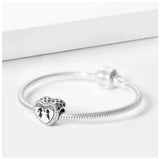 925 Silver Infinity Love Family Coffee DIY Charm Bead Pendant Bracelet Jewelry