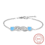 925 Silver Infinity Bracelet Boho Ladies Collection