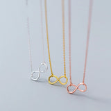 925 Silver Infinity Pendant Necklace for Women