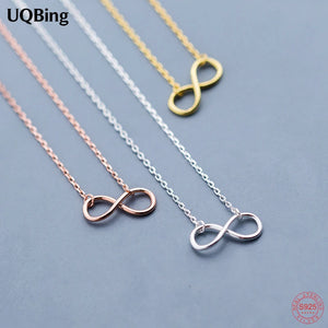925 Silver Infinity Pendant Necklace for Women