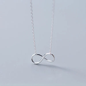 925 Silver Infinity Pendant Necklace for Women