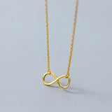 925 Silver Infinity Pendant Necklace for Women