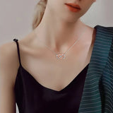 925 Silver Infinity Symbol Pendant Chain Heart Necklace