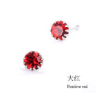 925 Sterling Silver Clear Crystal Zircon Nose Studs