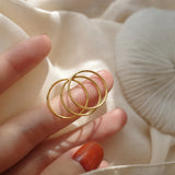 925 Silver Zircon Circle Ring For Women, Jewelry Gift