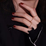 925 Silver Zircon Circle Ring For Women, Jewelry Gift