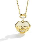 925 Silver Natural Hotan Jade Retro Necklace for Women