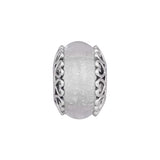 925 Sterling Silver Class Charm Bead Clear CZ for Bracelet DIY