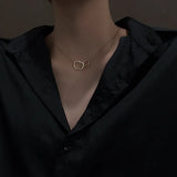 925 Sterling Silver Geometric Necklace Charm Pendant Choker