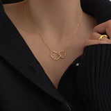 925 Sterling Silver Geometric Necklace Charm Pendant Choker