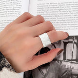 925 Silver Irregular Geometry Rings For Women Jewelry Accessories