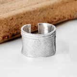 925 Silver Irregular Geometry Rings For Women Jewelry Accessories