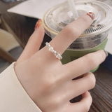 925 Silver Pearl Ring for Women Fine Jewelry Accessories