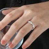 925 Silver Pearl Ring for Women Fine Jewelry Accessories