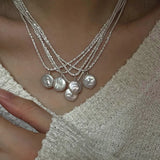 925 Silver Chain Choker Necklace for Women Fine Jewelry